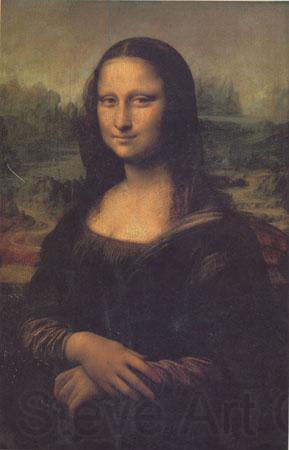 Leonardo  Da Vinci Portrait of Mona Lisa,La Gioconda (mk05) Norge oil painting art